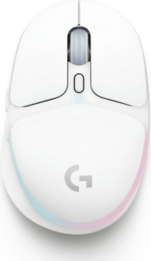 Maus Logitech G705 wireless, 6 butona, për duar të vogla, Bluetooth/USB, bardhë