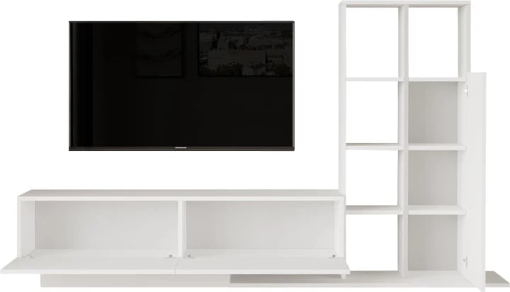 Set dhome dite Damon, ngjyrë e bardhë, 140x29.5x39.5cm