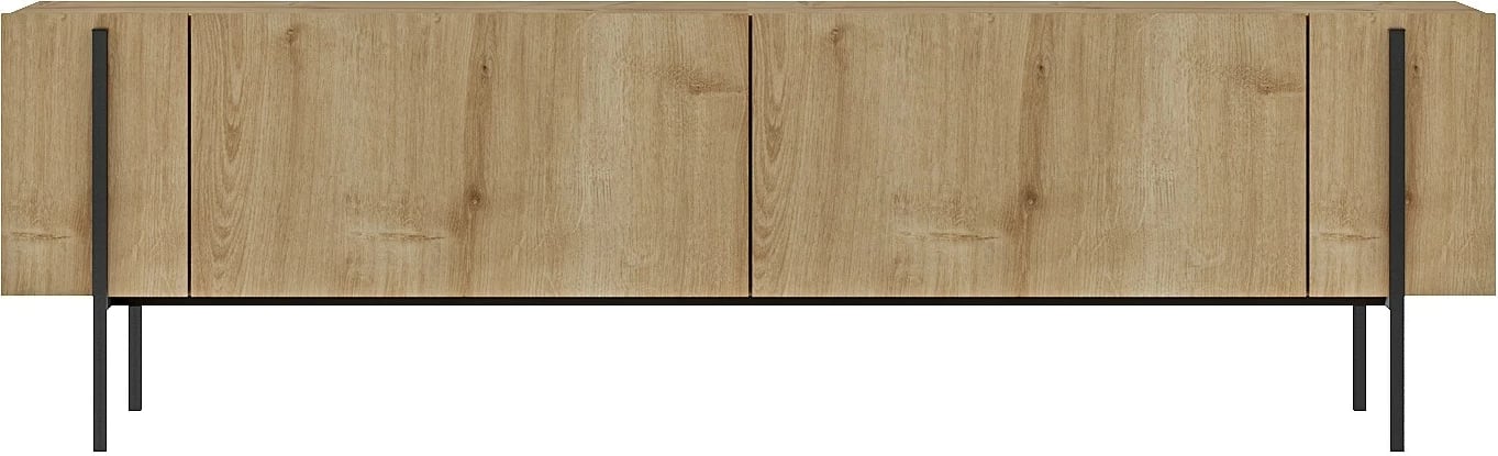 Komodë TV Skye Decor, Herman, ngjyrë lisi safir