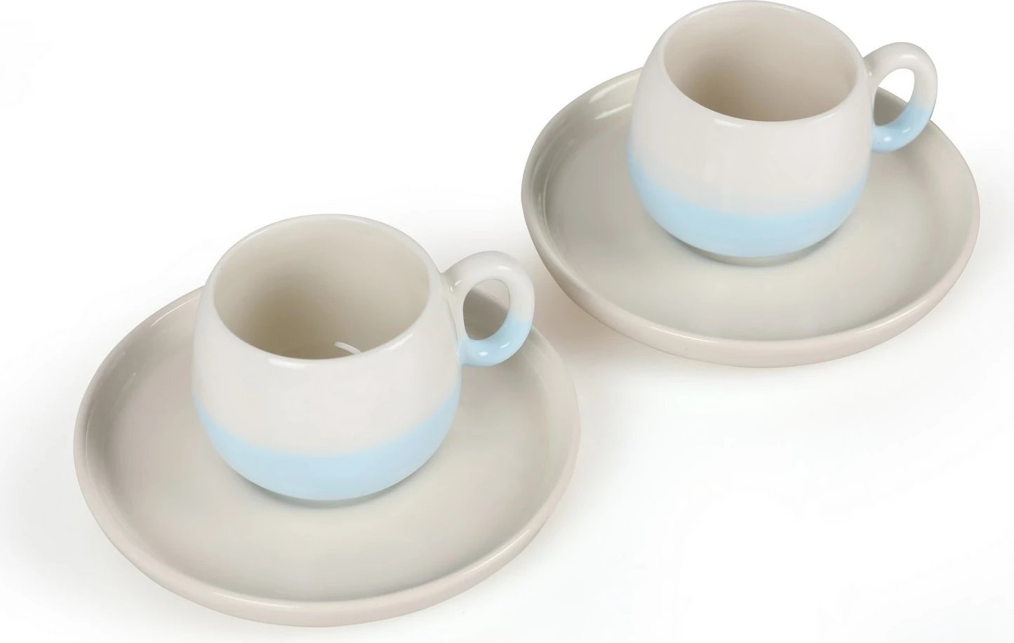 Set filxhanash kafeje (4 copë), Hermia Concept, ngjyrë kaltër, 96-359-3