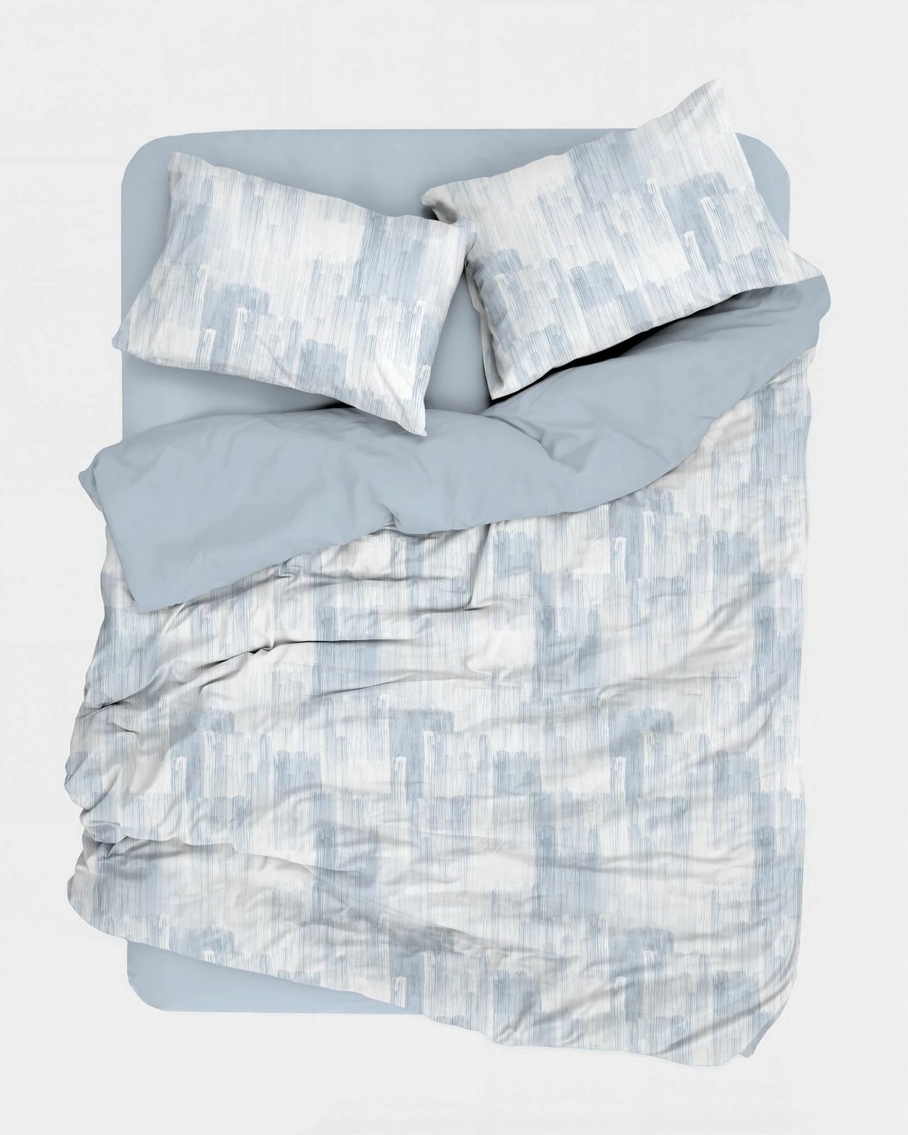 Set mbulesë për jorgan dopio Ranforce, Moreno Kombin, ngjyrë kaltër, L'Essentiel Linge de Maison