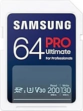 Kartelë memorie Samsung PRO Ultimate 64GB SDXC UHS-I, 200MB/s, e bardhë
