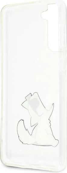 Mbështjellës Karl Lagerfeld Choupette Fun për Samsung Galaxy S21+, Transparent