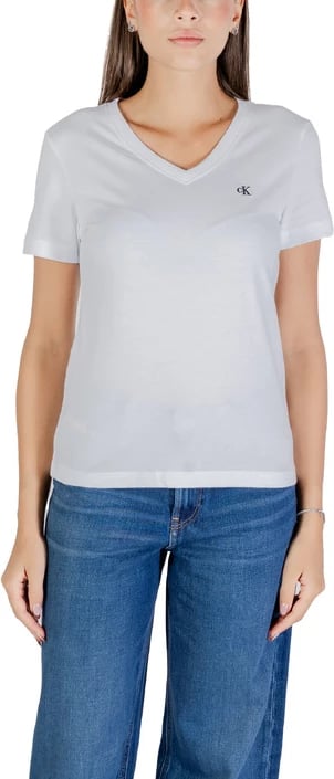 Maicë femra Calvin Klein Jeans e bardhë