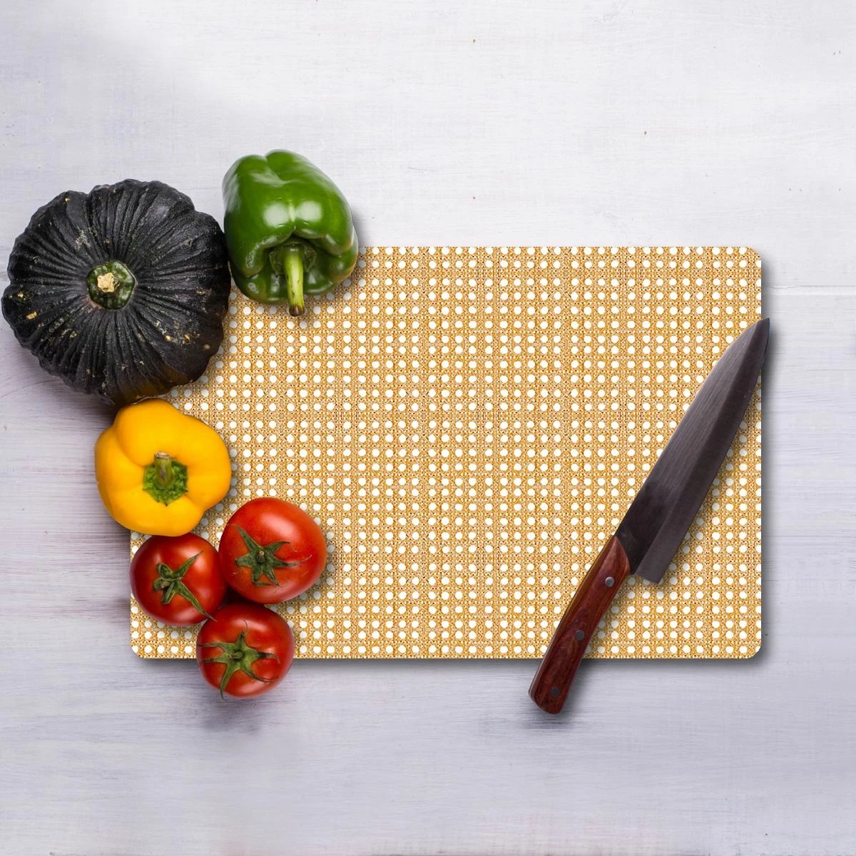 Dërrasë prerëse prej xhami të temperuar, Hermia, Ckt104 - 3040, shumëngjyrëshe, 30x40cm Dërrasë prerëse prej xhami të temperuar, Hermia, Ckt104 - 3040, shumëngjyrëshe, 30x40cm