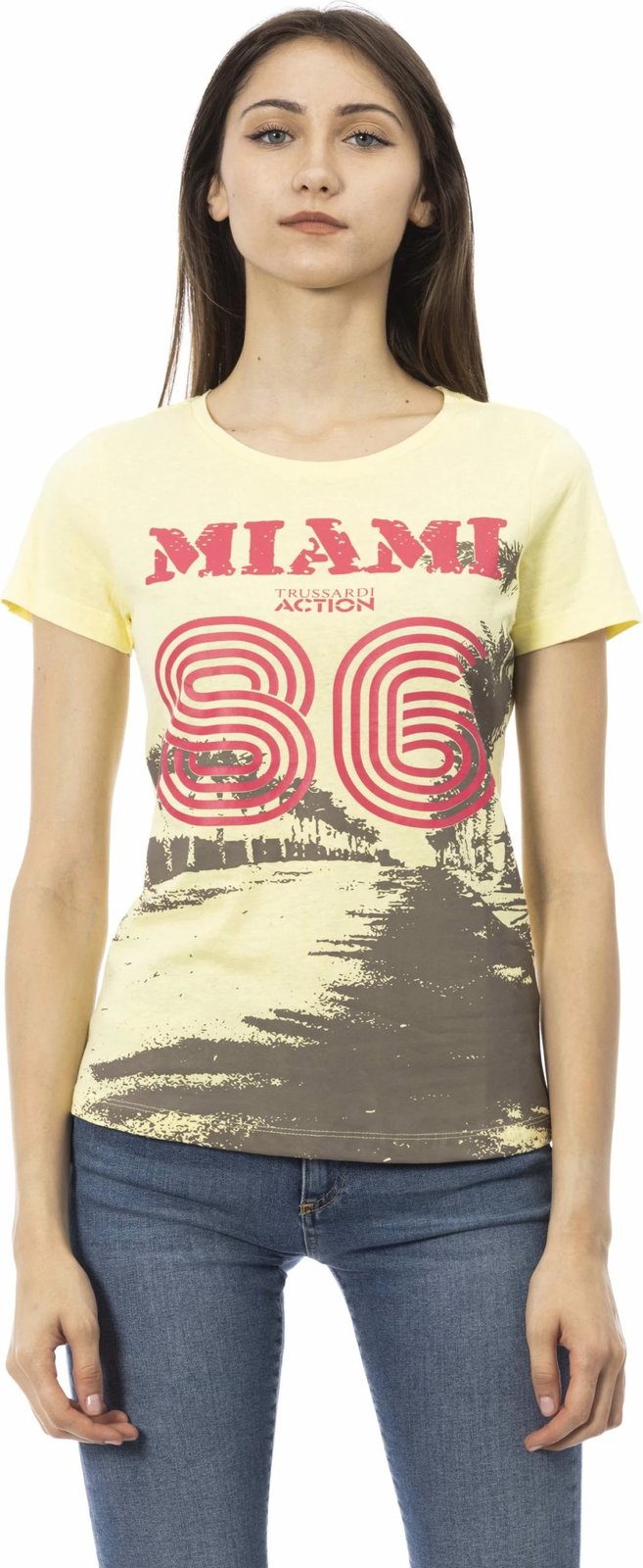 Maicë për femra Trussardi, e verdhë