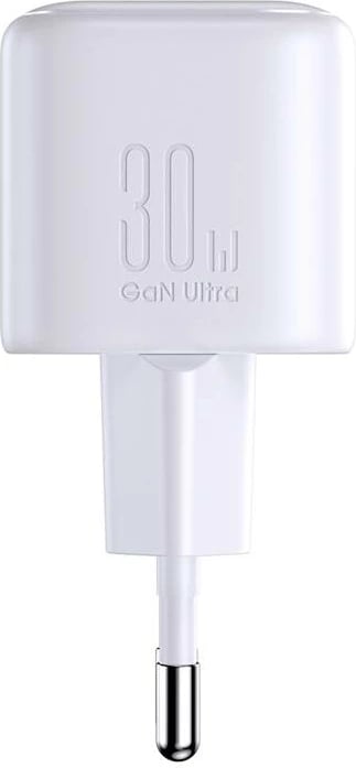 Karikues Joyroom JR-TCG15 Mini 30W GaN, USB-C, i bardhë