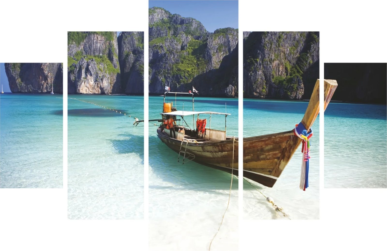 Pikturë dekorative MDF, 5 pjesë, Wallity, 5MDF4519_60100, 100x60cm