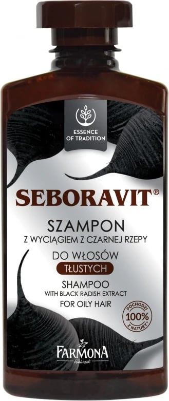 Shampon për femra Farmona Seboravit me ekstrakt të rrepës së zezë, 330ml
