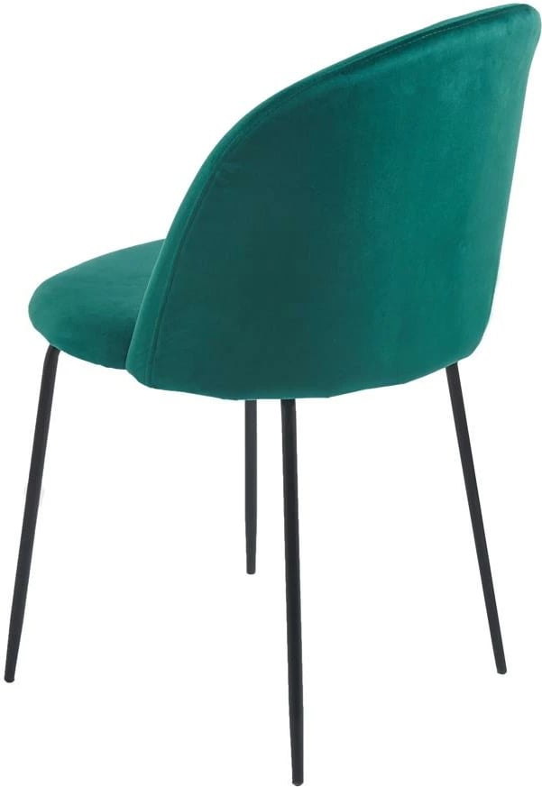 Karrige metalike Nextdeco Iris, Jeshile, 48x52x77cm