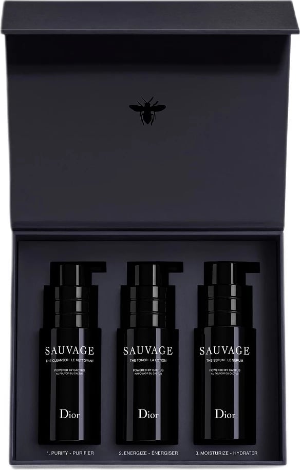 Set për kujdesin e lëkurës Dior Sauvage Skincare Ritual për meshkuj 3x30ml
