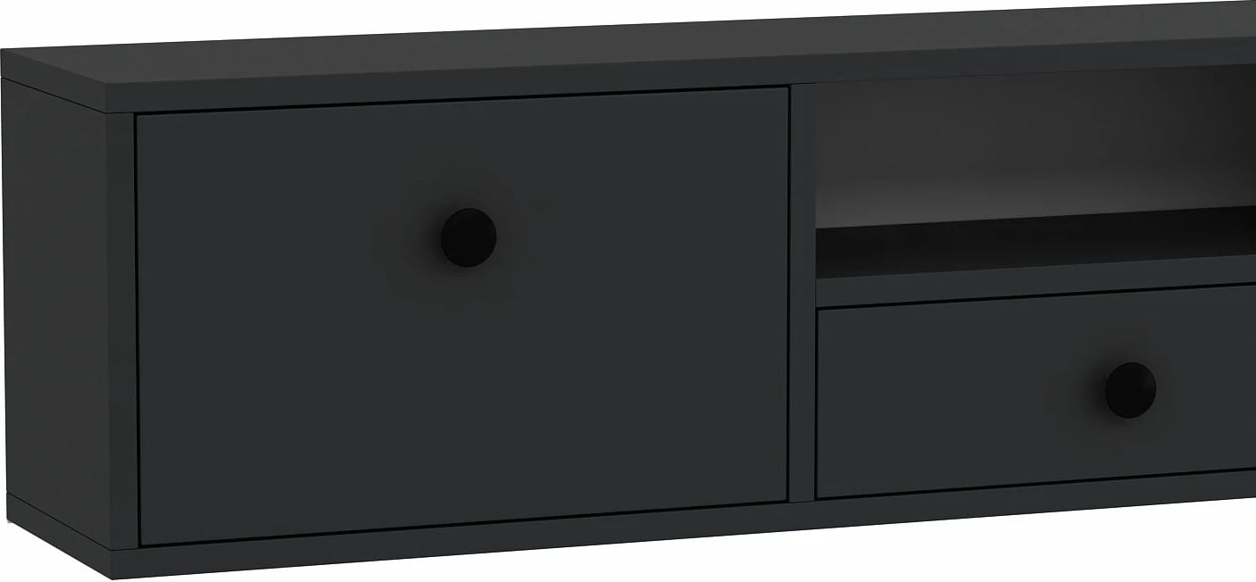 Komodë TV Skye Decor, anthracite, e zezë, 1301-DROP-1