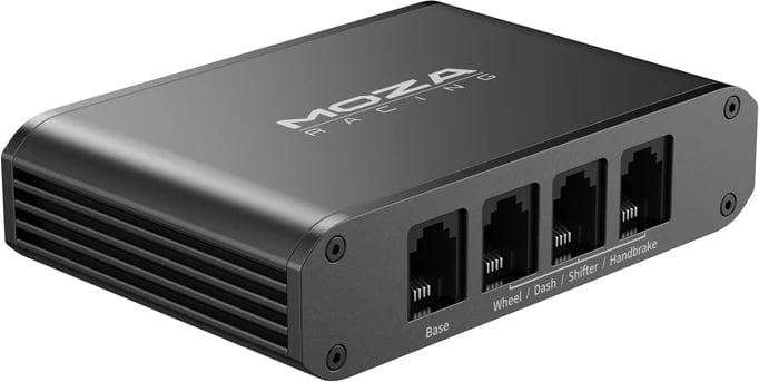 Adapter timoni + HUB universal Moza Racing RS050, për simracing, alumini i klasës aeronautike, i zi