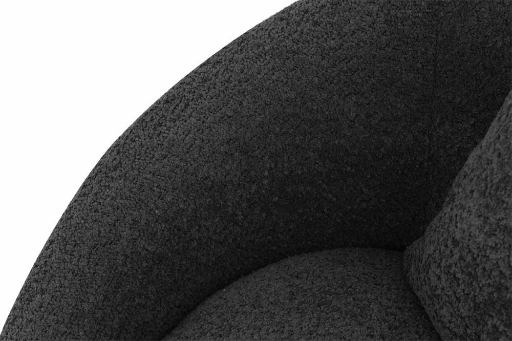 Fotelje rrotulluese SOFTY, ngjyrë gri e errët, 80x80x77