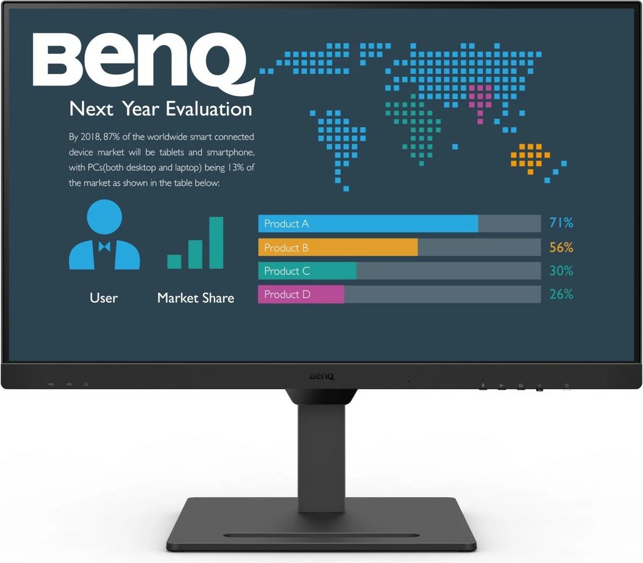 Monitor BenQ BL2790QT, 27", Quad HD, LED, i zi
