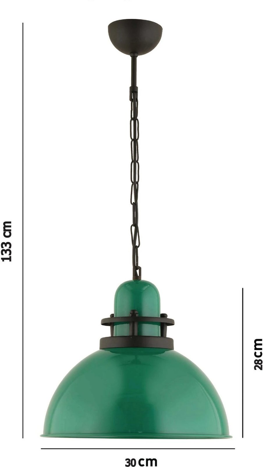 Llambë tavani Opviq, e gjelbër, RT-49