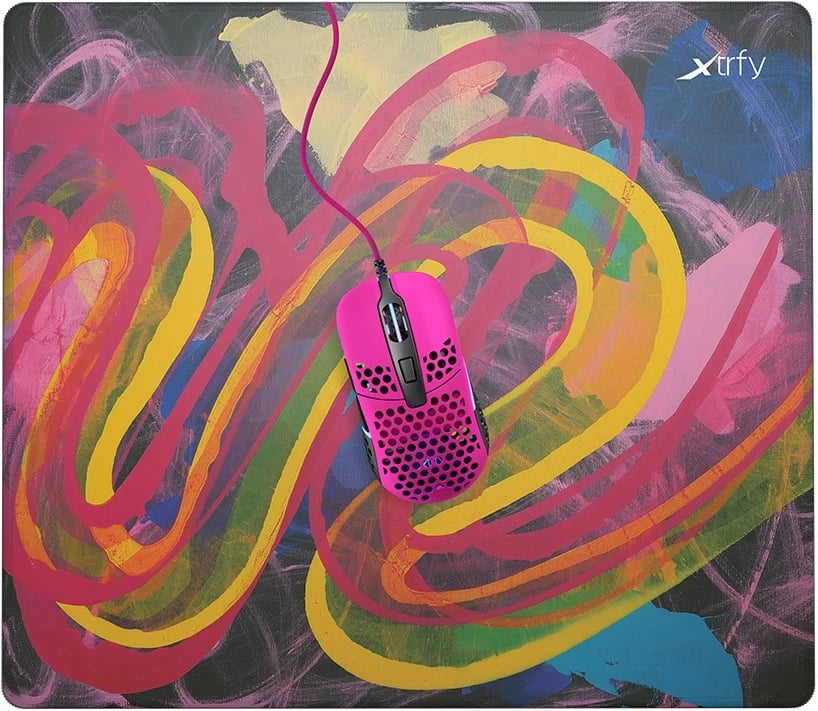 Mauspad Cherry XTRFY GP4, Multicolour, 460x400mm, Bazë kundër rrëshqitjes