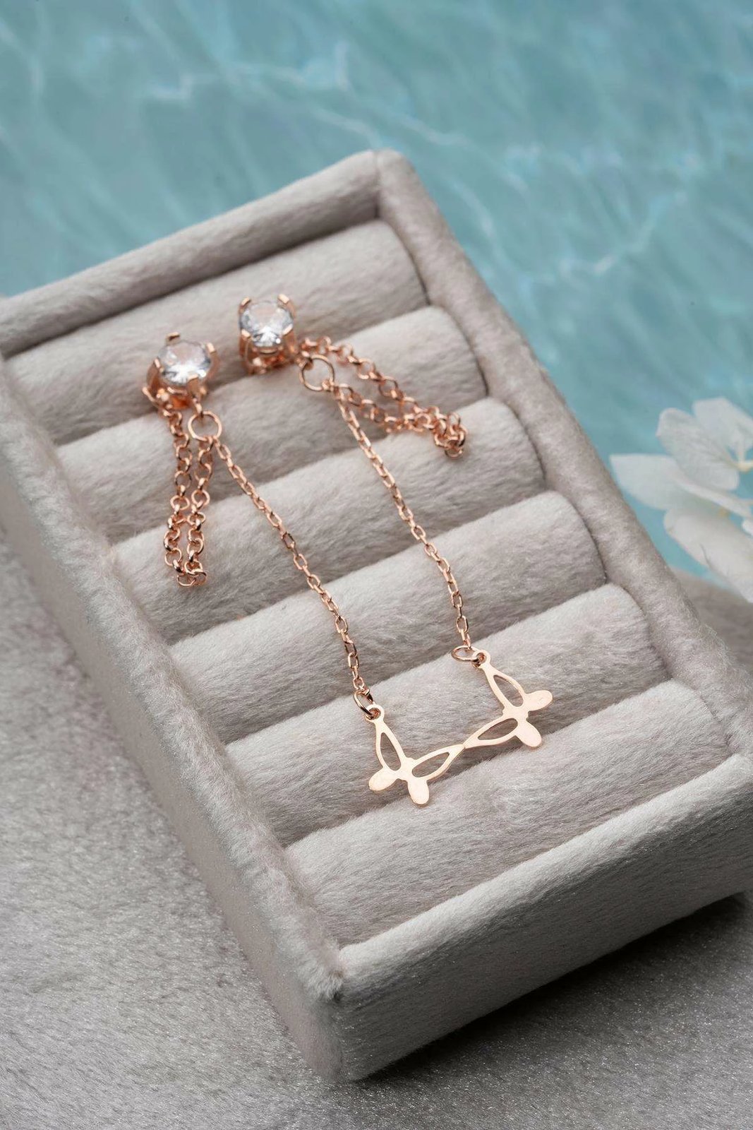 Vathë argjendi, ngjyrë rozë ari, Jumeon, NRZ1000267