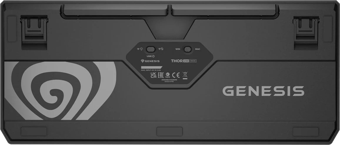 Tastierë mekanike GENESIS Thor 230 TKL, RGB, Wireless & USB Type-C, Gri Tastierë mekanike GENESIS Thor 230 TKL, RGB, Wireless & USB Type-C, Gri