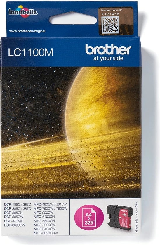 Toner Brother LC1100M, Magenta, 325 faqe