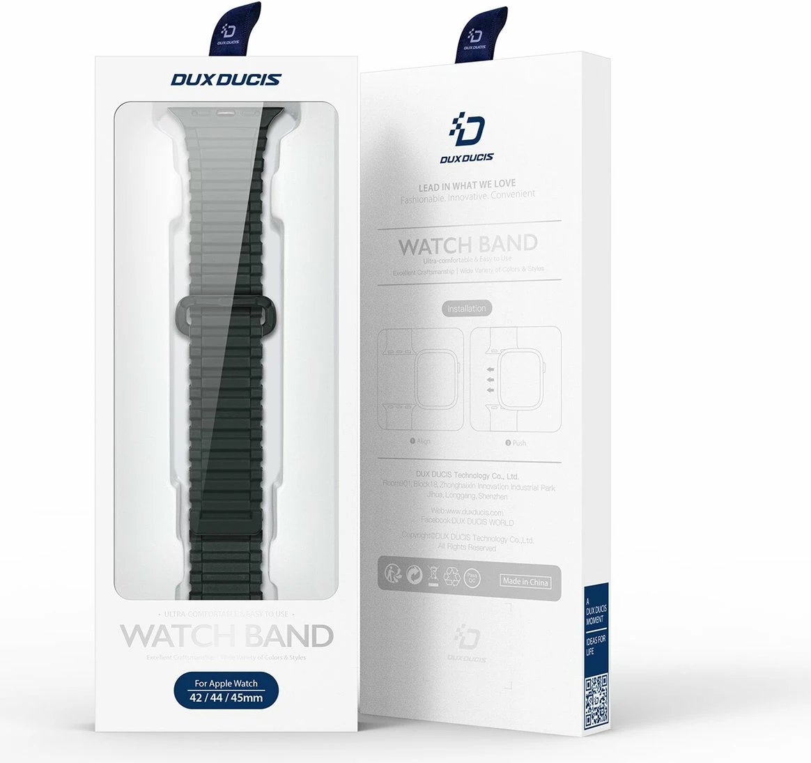 Rrip magnetik për Apple Watch Dux Ducis Armor Version, silikon, 38/40/41mm, Gjelbër