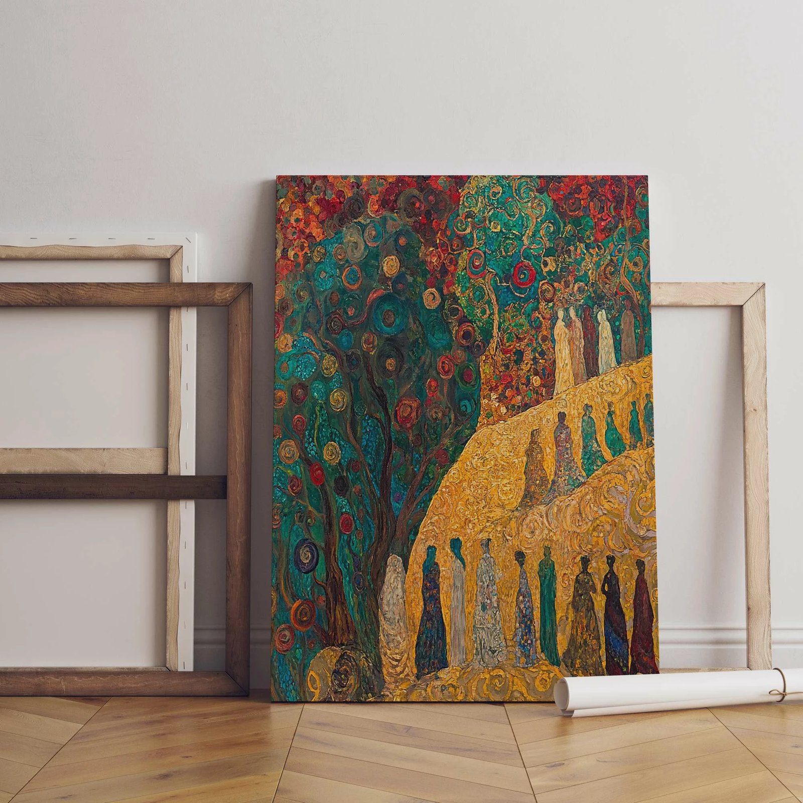 Pikturë dekorative në kanavacë, shumëngjyrëshe, Wallity, Hm_Cnvs26-30, 70x100cm