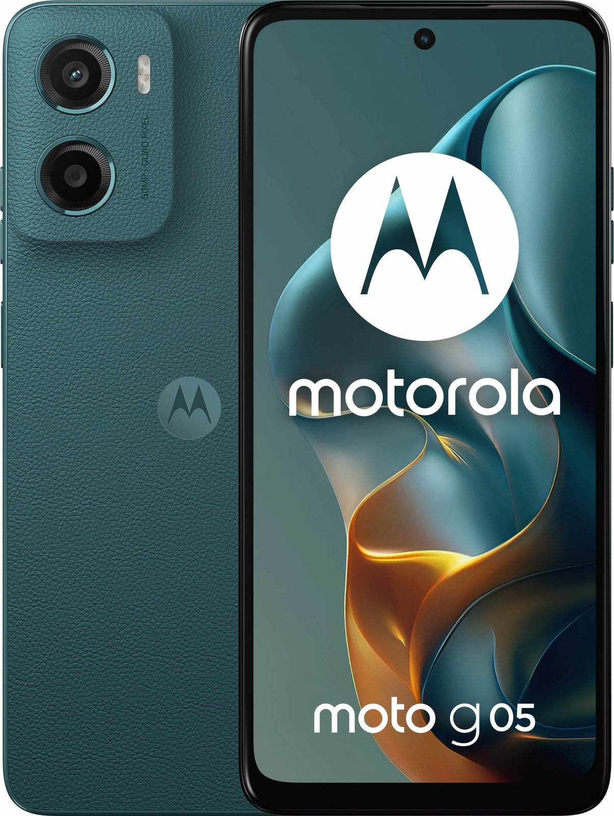 Celular Motorola moto g05, 4GB/128GB, 50MP, Android 15, gjelbër