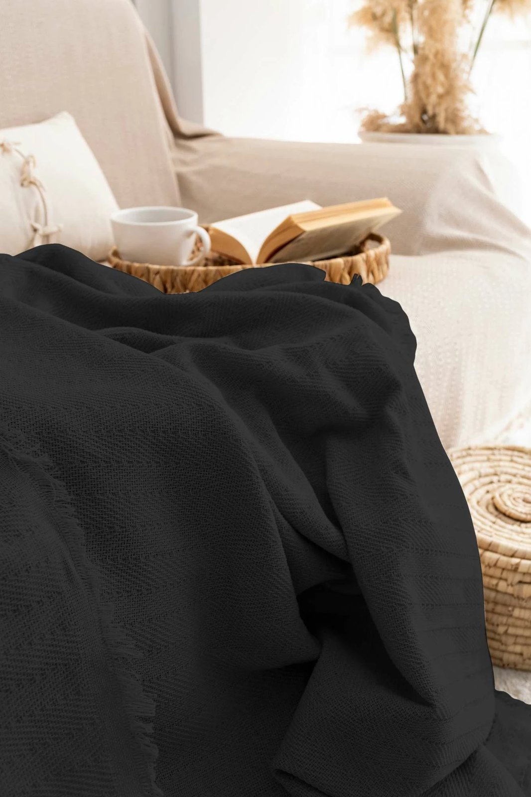 Mbulesë divani L'essentiel, ngjyrë fume, 180x300cm