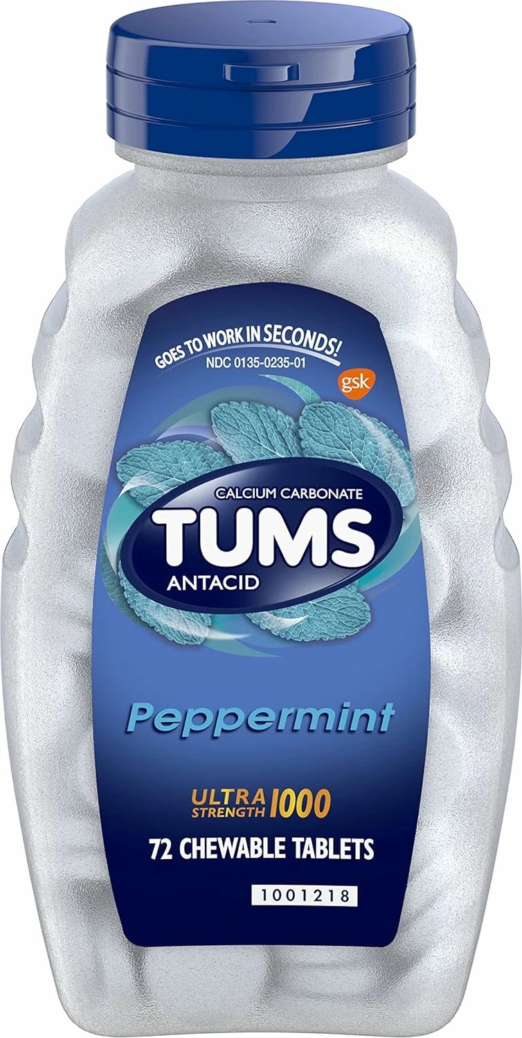 Tums Antacid Peppermint