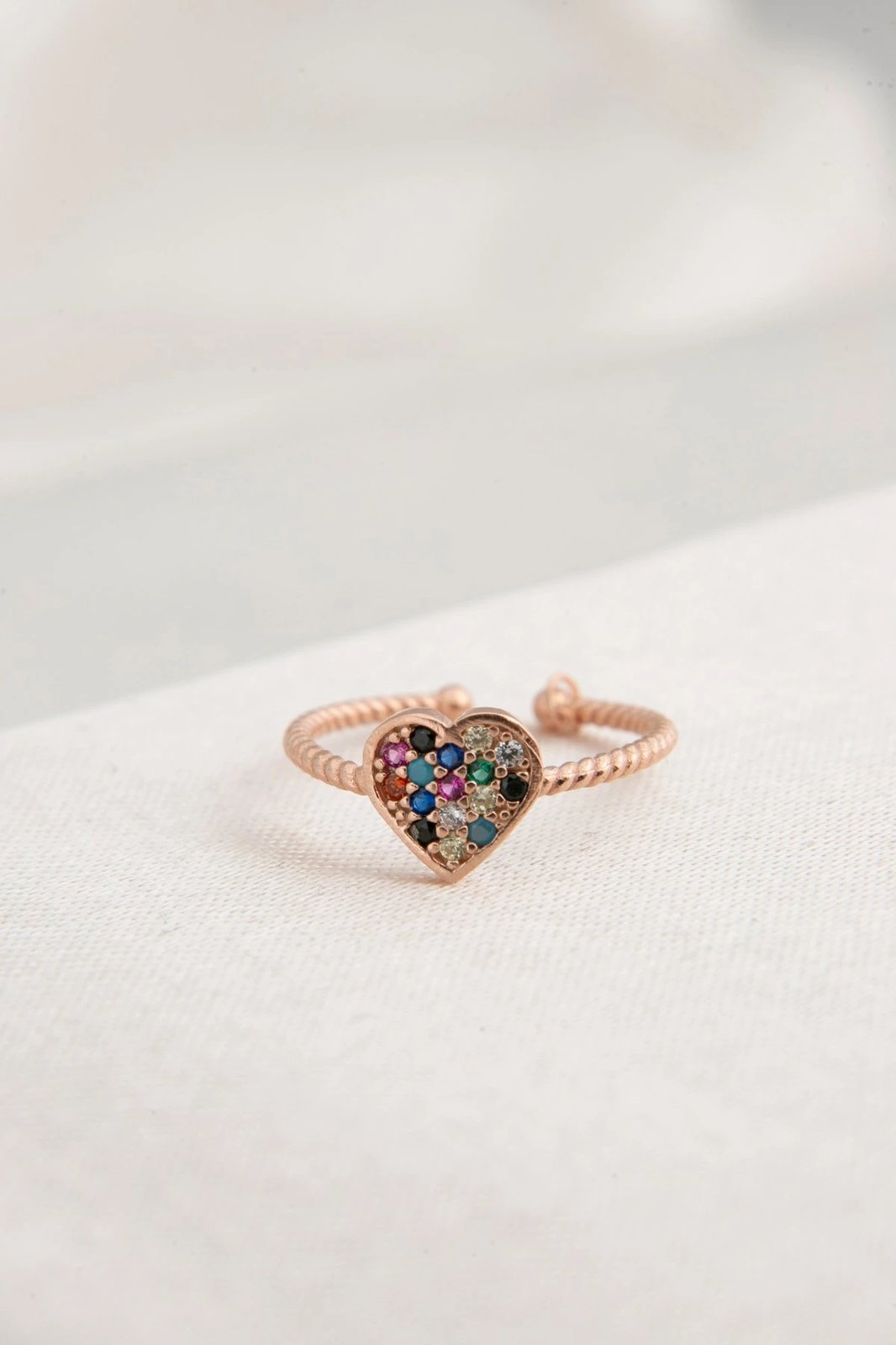 Unazë argjendi Elika Silver, ngjyrë rozë ari, FA182784