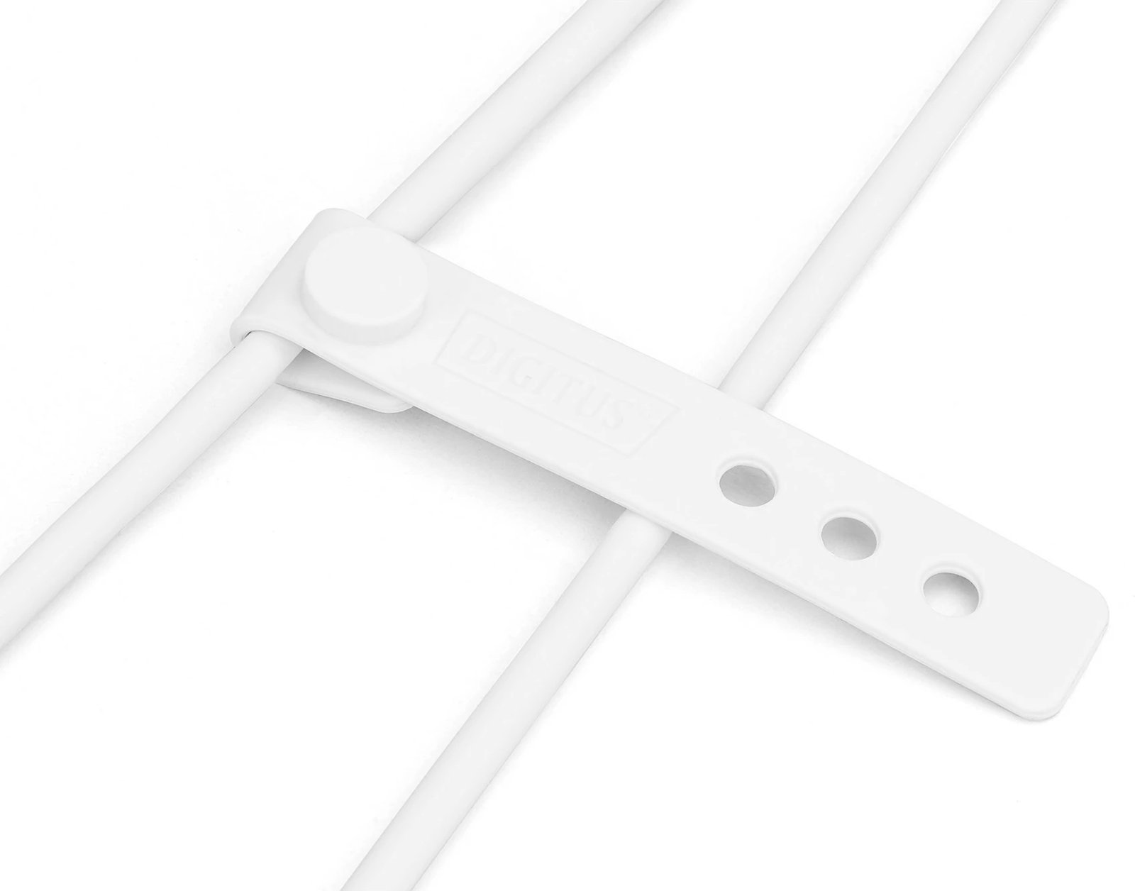Kabëll lidhës Digitus Lightning USB-A, 1m, silikon, i bardhë