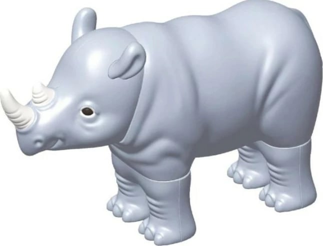 Set lodrash magnetike Malblo Mini Jungle Animals, 7 kafshë, shumëngjyrëshe