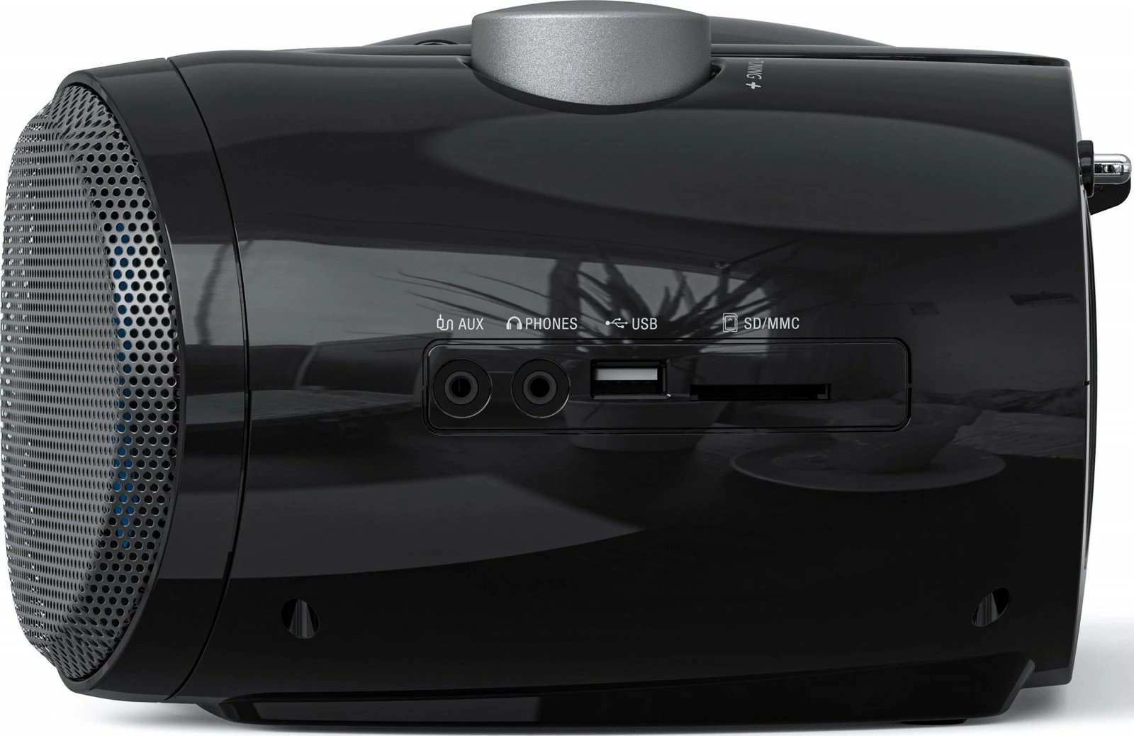 Boombox radio CD, Sencor SPT 6510DB, DAB+, Bluetooth 5.3, 16 W, ekran LCD 2.4", e zezë