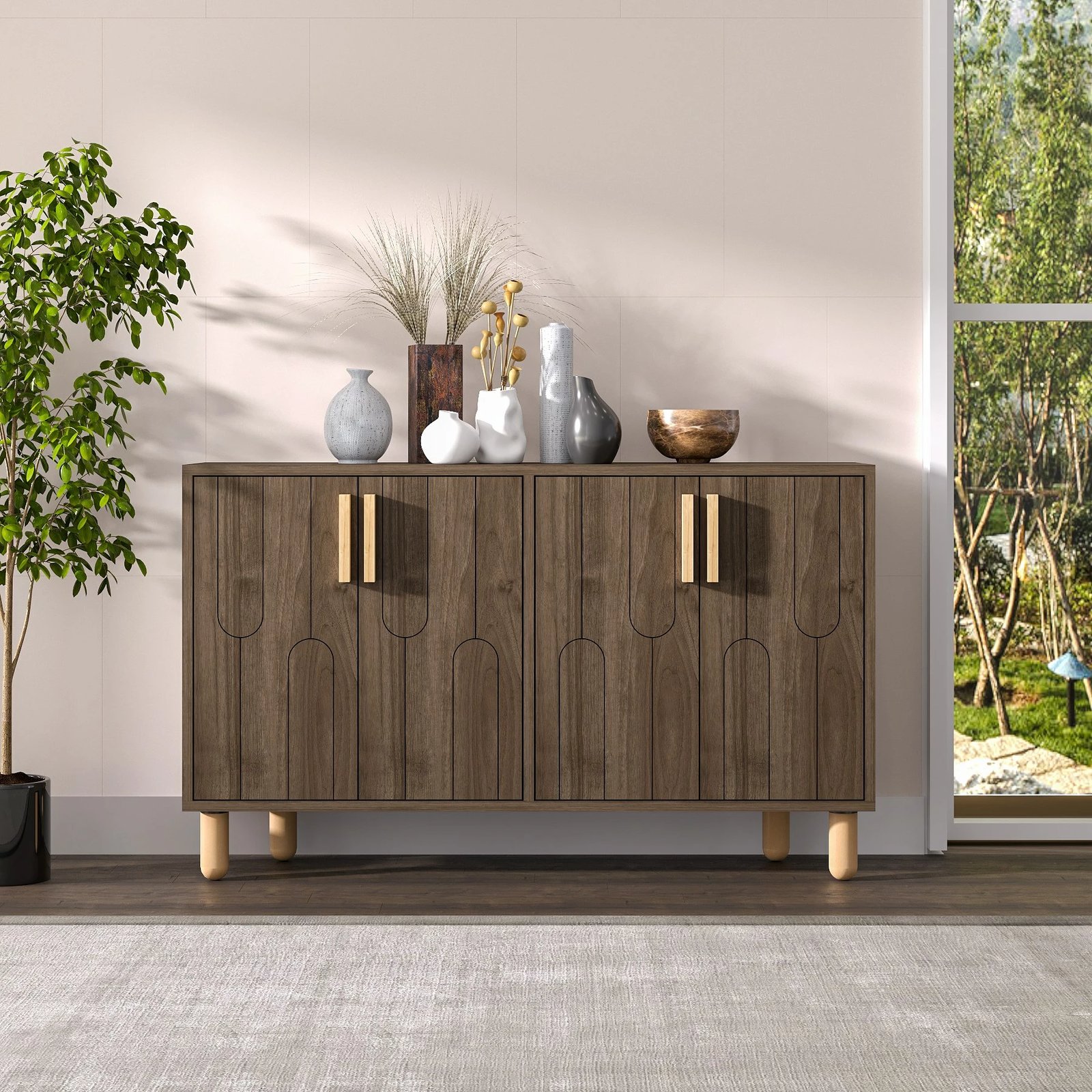 Konsol Skye Decor, ngjyrë arre, Vincent