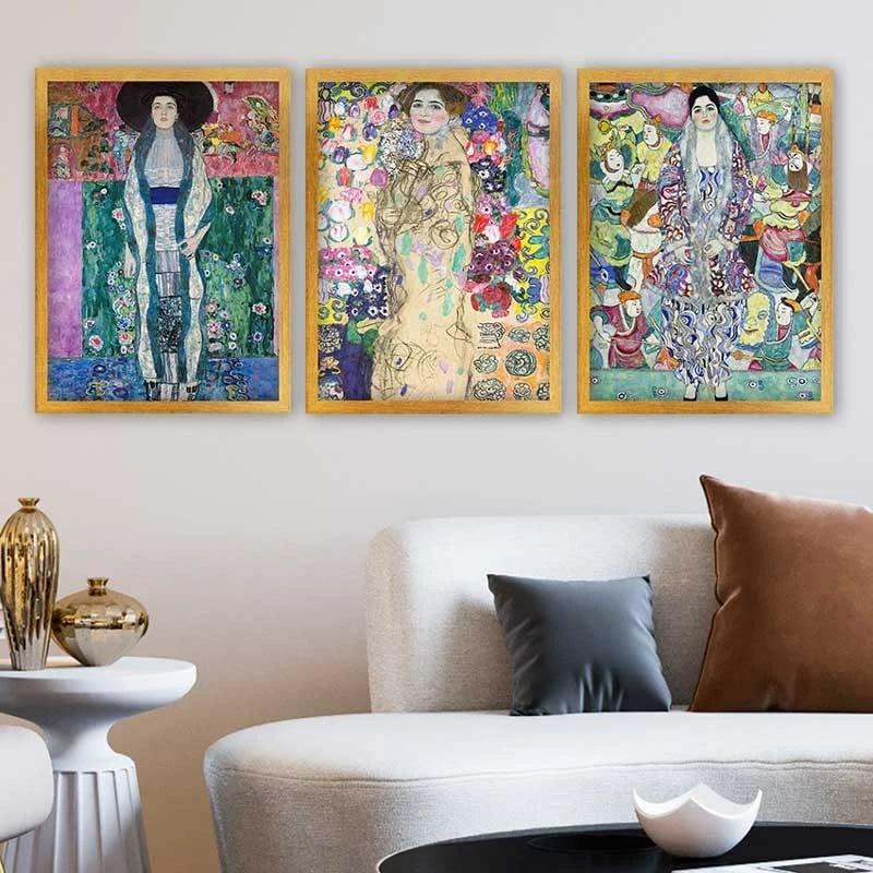 Pikturë dekorative me kornizë (3 copë), Wallity, 3AC_UN3847975_3545