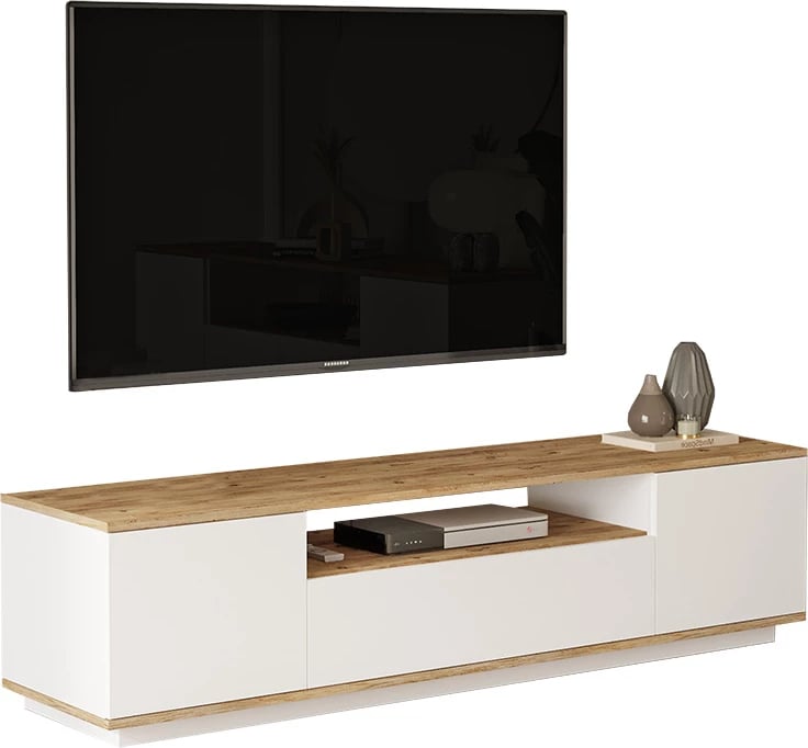 Kabinë TV Soren sonoma-bardhë 180x44.5x44.6cm