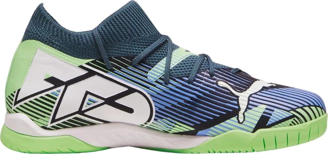 Atlete futbolli për fëmijë Puma Future 7 Match IT + Mid, të zeza