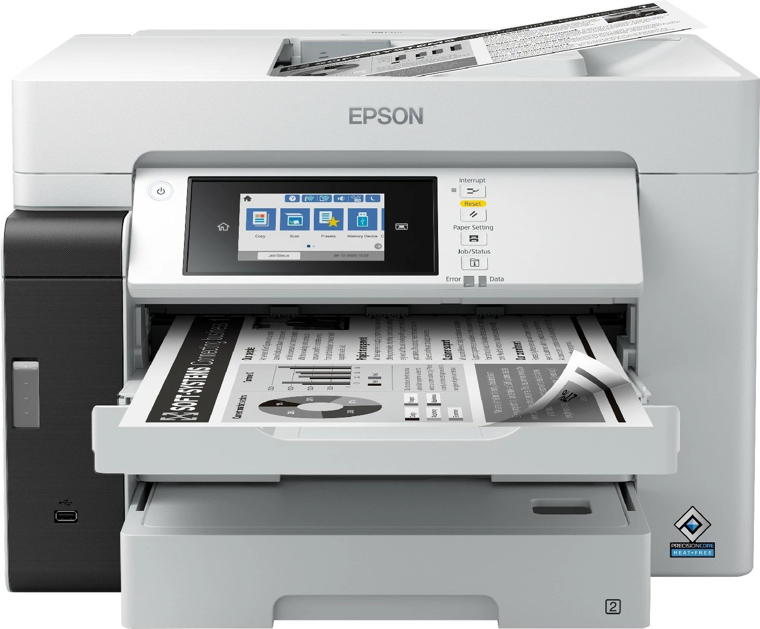 Printer multifunksional Epson EcoTank Pro ET-M16685, mono inkjet, A3, 550 fletë, Wi-Fi