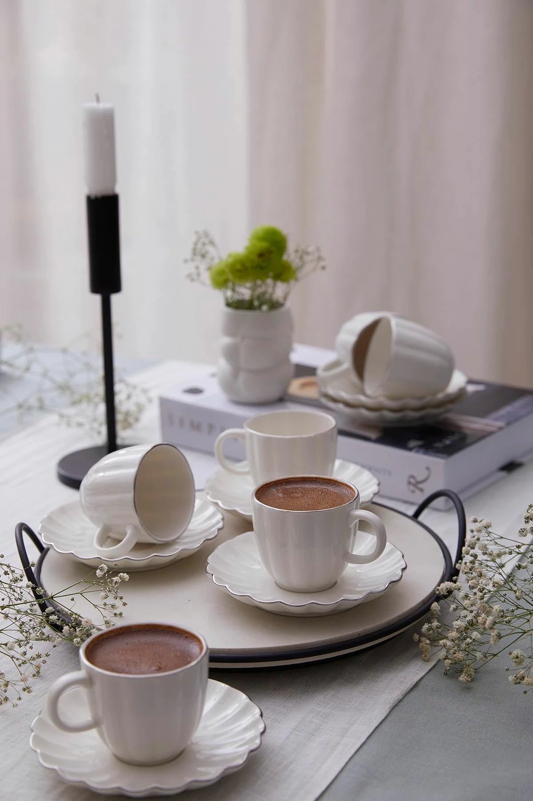 Set filxhanash kafeje (12 copë), Hermia Concept, BNLZF12KT220