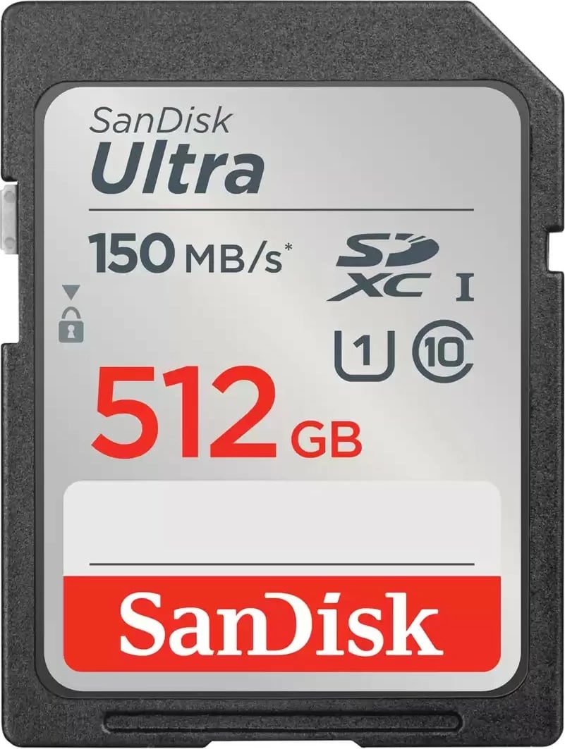 Kartelë memorie SanDisk Ultra 512 GB SDXC Class 10 UHS-I e zezë