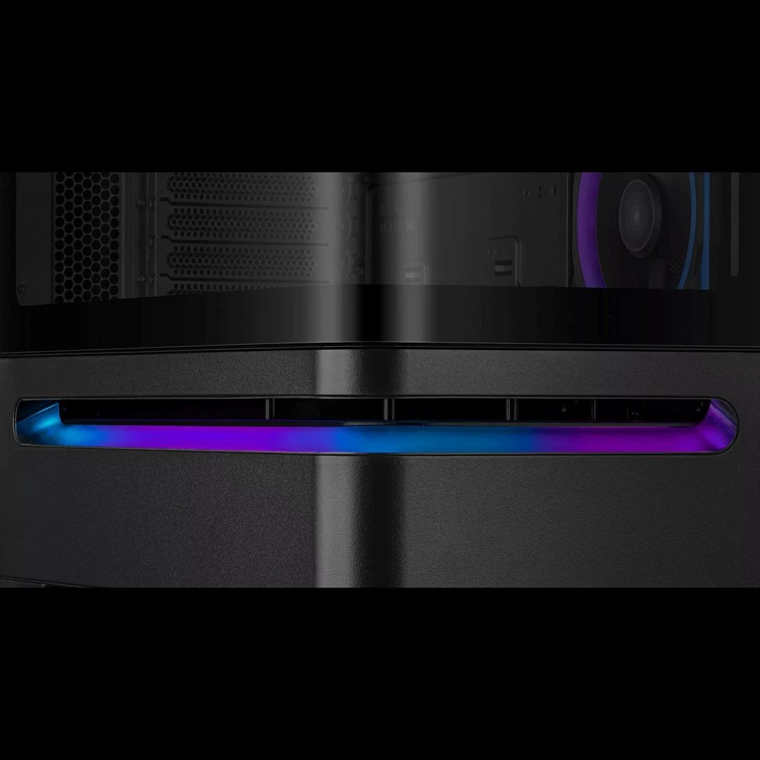 Kasë ASUS PRIME AP202 TG ARGB, e zezë
