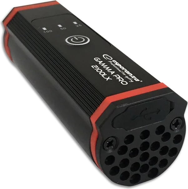 Dritë biçiklete LED Esperanza Gamma Pro 2100 LX, 2100 lumens, e zezë