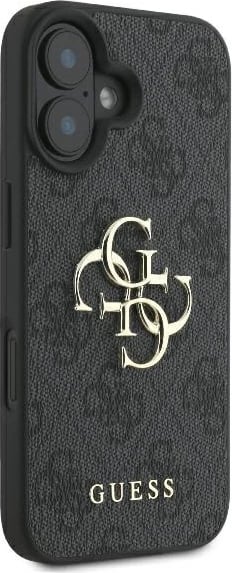 Mbështjellës Guess 4G Big Logo për iPhone 16, 6.1", i zi