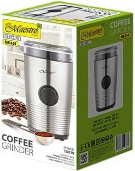 Bluarës kafeje Maestro MR-454, 60g, 150W, çelik inox