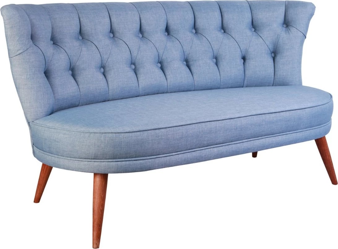 Divan dy-vendësh Atelier del Sofa, Richland Loveseat, indigo blue