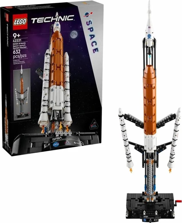 Lego Technic raketë NASA Artemis, fëmijë
