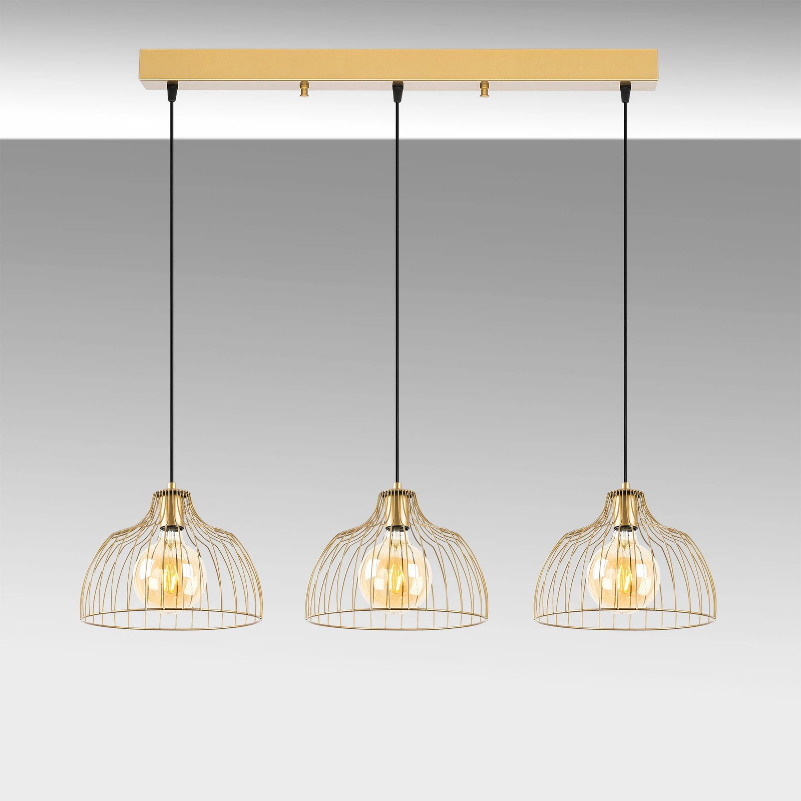 Llambë tavani Opviq, Kozan - 11336, ngjyrë ari me shkëlqim