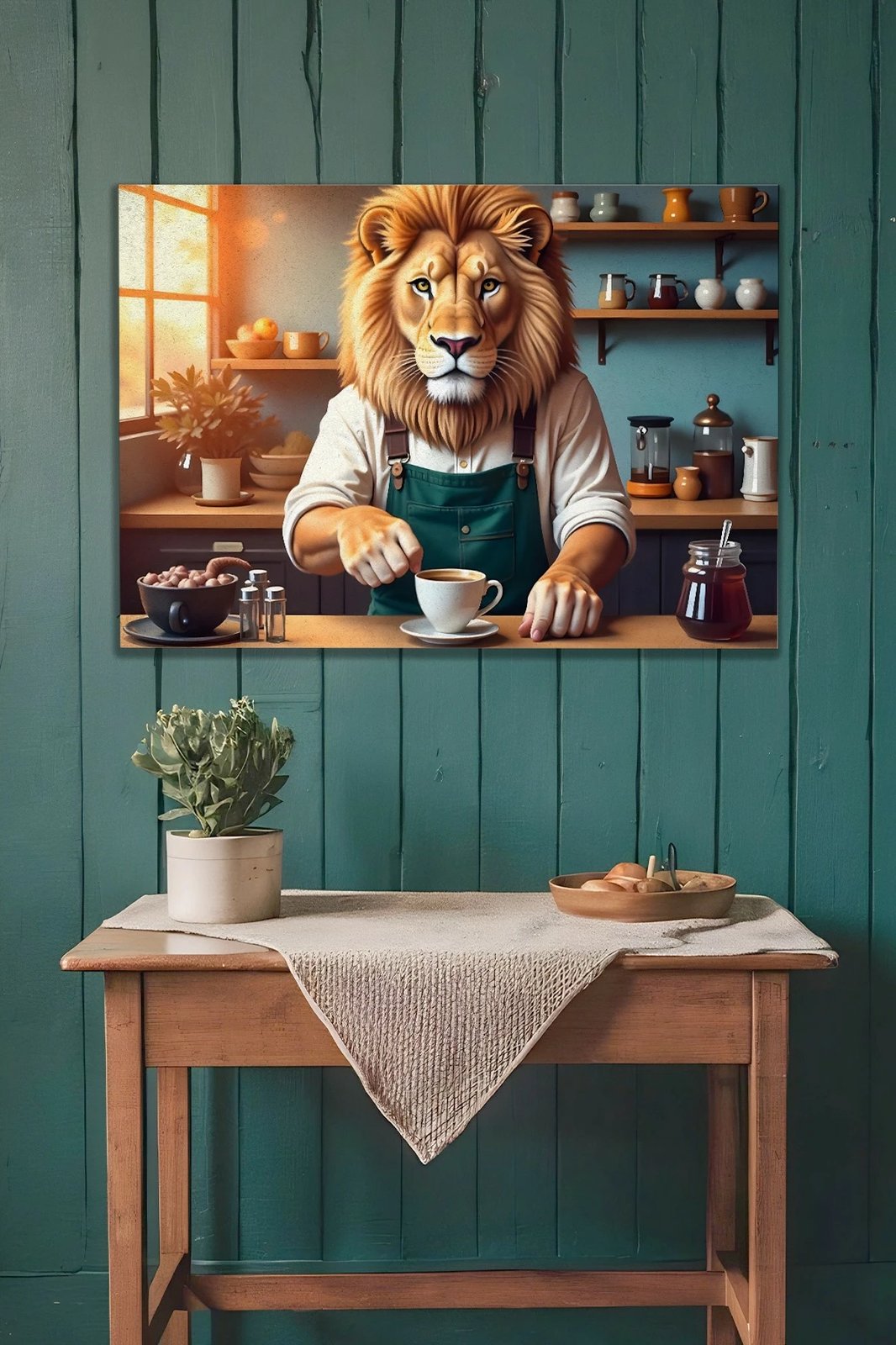 Pikturë dekorative në kanavacë, shumëngjyrëshe, Wallity, Ersyaıhyvn13, 40x60cm