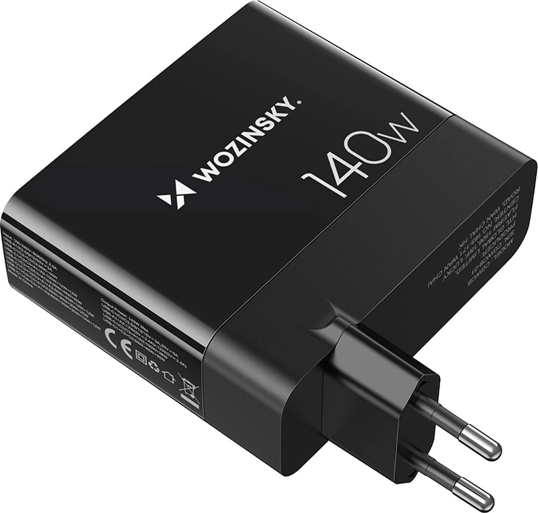 Karikues muri Wozinsky CGWCB, 140W, 3x USB-C, 2x USB-A, i zi