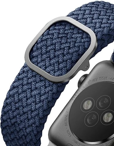Rrip për Apple Watch UNIQ Aspen, 38/40/41mm, i thurur, Blu